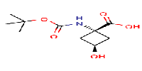 trans-1-{[(tert-butoxy)carbonyl]amino}-3-hydroxycyclobutane-1-carboxylicacidͼƬ