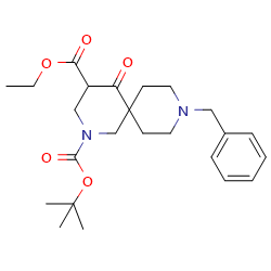 2-tert-butyl4-ethyl9-benzyl-5-oxo-2,9-diazaspiro[5,5]undecane-2,4-dicarboxylateͼƬ