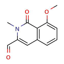 8-methoxy-2-methyl-1-oxo-1,2-dihydroisoquinoline-3-carbaldehydeͼƬ