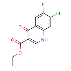 ethyl7-chloro-6-fluoro-4-oxo-1,4-dihydroquinoline-3-carboxylateͼƬ