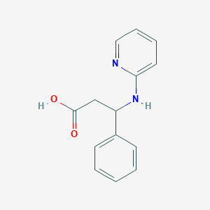 3-Phenyl-3-(pyridin-2-ylamino)propanoic AcidͼƬ