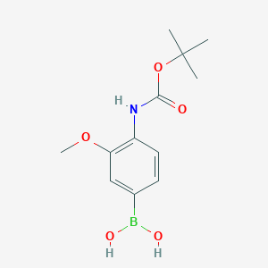 4-N-Boc-Amino-3-methoxy-phenylboronic acidͼƬ