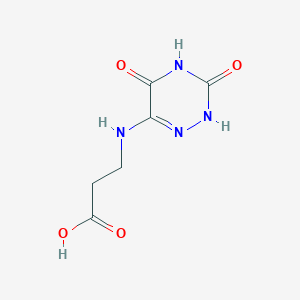 3-[(3,5-dioxo-2,3,4,5-tetrahydro-1,2,4-triazin-6-yl)amino]propanoic acidͼƬ