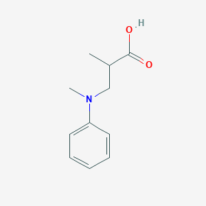 2-Methyl-3-[methyl(phenyl)amino]propanoic acidͼƬ