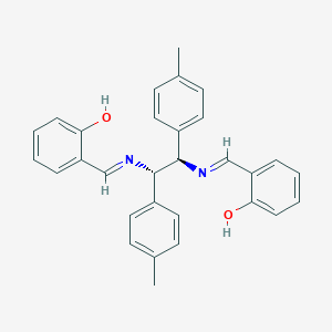 2,2'-((1E,1'E)-(((1R,2S)-1,2-Di-p-tolylethane-1,2-diyl)bis(azanylylidene))bis(methanylylidene))diphenolͼƬ