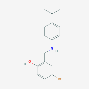 4-bromo-2-[(4-isopropylanilino)methyl]benzenolͼƬ