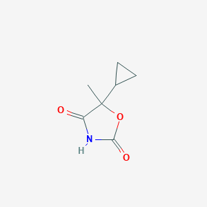 5-cyclopropyl-5-methyl-1,3-oxazolidine-2,4-dione图片