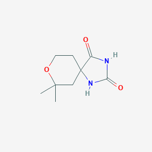 7,7-dimethyl-8-oxa-1,3-diazaspiro[4,5]decane-2,4-dioneͼƬ