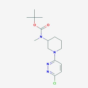 [1-(6-Chloro-pyridazin-3-yl)-piperidin-3-yl]-methyl-carbamic acid tert-butyl esterͼƬ