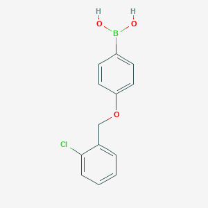 (4-((2-Chlorobenzyl)oxy)phenyl)boronic acidͼƬ