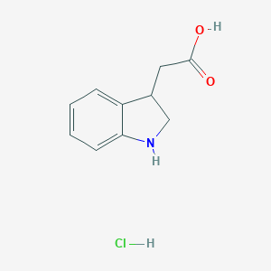 2-(2,3-dihydro-1H-indol-3-yl)acetic acid hydrochlorideͼƬ