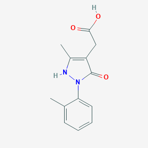 (5-Hydroxy-3-methyl-1-o-tolyl-1H-pyrazol-4-yl)-acetic acidͼƬ
