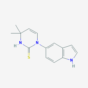 1-(1H-Indol-5-yl)-4,4-dimethyl-1,4-dihydropyrimidine-2-thiolͼƬ