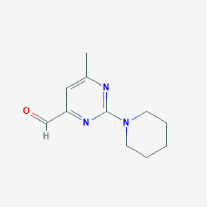 6-methyl-2-(piperidin-1-yl)pyrimidine-4-carbaldehydeͼƬ