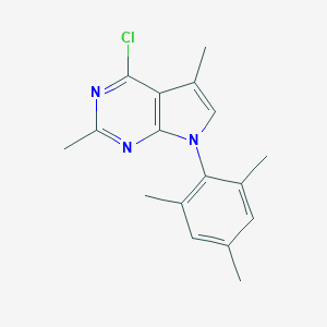 4-Chloro-7-mesityl-2,5-dimethyl-7H-pyrrolo[2,3-d]pyrimidineͼƬ