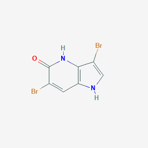 3,6-Dibromo-5-hydroxy-4-azaindoleͼƬ