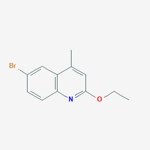 6-Bromo-2-ethoxy-4-methylquinolineͼƬ