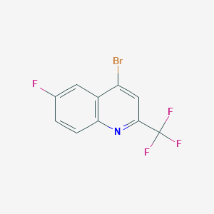 4-Bromo-6-fluoro-2-(trifluoromethyl)quinolineͼƬ