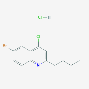 6-Bromo-4-chloro-2-butylquinoline HydrochlorideͼƬ