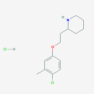 2-[2-(4-Chloro-3-methylphenoxy)ethyl]piperidinehydrochlorideͼƬ