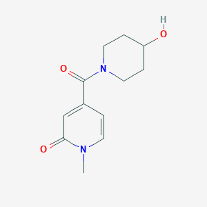4-(4-Hydroxypiperidine-1-carbonyl)-1-methyl-1,2-dihydropyridin-2-oneͼƬ