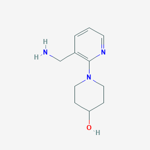 1-[3-(Aminomethyl)-2-pyridinyl]-4-piperidinolͼƬ