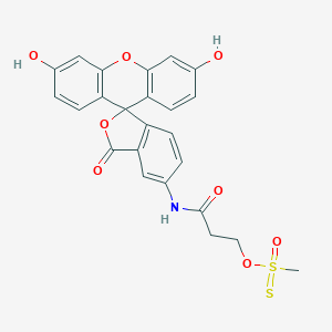 2-[(5-Fluoresceinyl)aminocarbonyl]ethyl Methanethiosulfonate图片