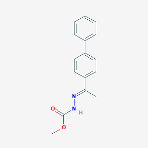 Methyl 2-(1-[1,1'-biphenyl]-4-ylethylidene)-1-hydrazinecarboxylateͼƬ