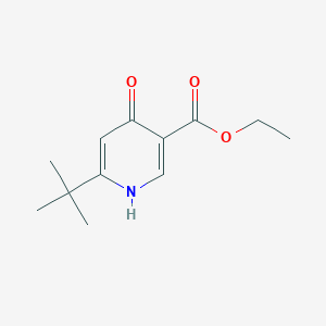 Ethyl 6-(tert-butyl)-4-oxo-1,4-dihydropyridine-3-carboxylateͼƬ