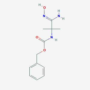 Benzyl N-[1-(N'-hydroxycarbamimidoyl)-1-methylethyl]carbamateͼƬ