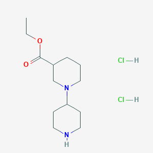 ethyl 1,4'-bipiperidine-3-carboxylate dihydrochlorideͼƬ