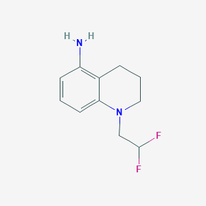 1-(2,2-Difluoroethyl)-1,2,3,4-tetrahydroquinolin-5-amine图片