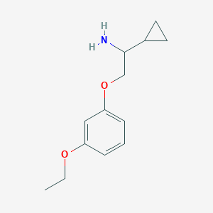 [1-cyclopropyl-2-(3-ethoxyphenoxy)ethyl]amineͼƬ