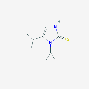 1-cyclopropyl-5-(propan-2-yl)-1H-imidazole-2-thiol图片