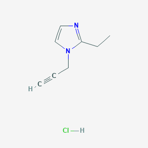 2-ethyl-1-(prop-2-yn-1-yl)-1H-imidazole hydrochloride图片