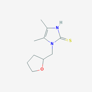 4,5-dimethyl-1-(oxolan-2-ylmethyl)-1H-imidazole-2-thiolͼƬ