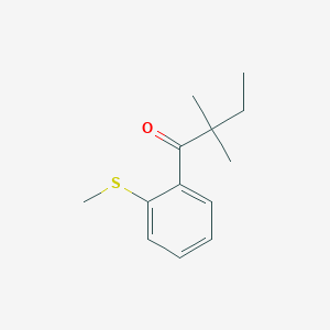 2,2-dimethyl-2'-thiomethylbutyrophenoneͼƬ