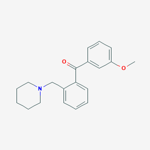 3'-Methoxy-2-piperidinomethyl benzophenoneͼƬ