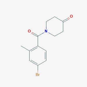 1-(4-Bromo-2-methylbenzoyl)piperidin-4-oneͼƬ