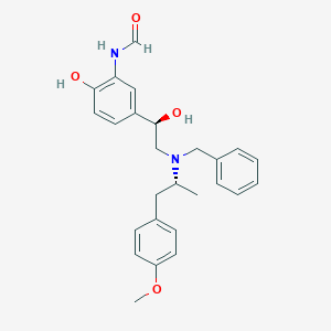 N-[2-Hydroxy-5-[(1R)-1-hydroxy-2-[[(1R)-2-(4-methoxyphenyl)-1-methylethyl](phenylmethyl)amino]ethyl]phenyl]formamide图片