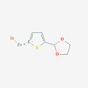 5-(1,3-Dioxolan-2-yl)-2-thienylzinc bromide 0,5 M in Tetrahydrofuran图片