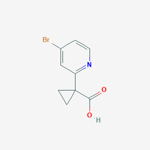 1-(4-Bromopyridin-2-yl)cyclopropane-1-carboxylic acidͼƬ
