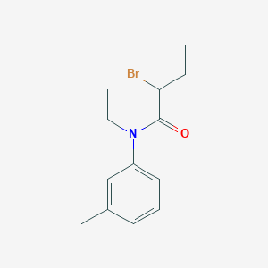 2-bromo-N-ethyl-N-(3-methylphenyl)butanamideͼƬ