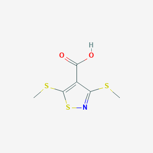 3,5-bis(methylsulfanyl)-1,2-thiazole-4-carboxylic acidͼƬ