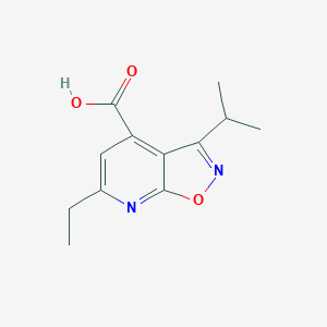 6-Ethyl-3-(propan-2-yl)-[1,2]oxazolo[5,4-b]pyridine-4-carboxylic AcidͼƬ