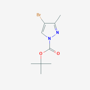 叔-丁基4-溴-3-甲基-1H-吡唑-1-甲酸基酯图片