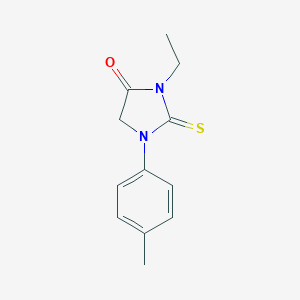 3-ethyl-1-(4-methylphenyl)-2-thioxoimidazolidin-4-one图片