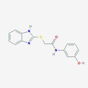 2-(1H-benzimidazol-2-ylthio)-N-(3-hydroxyphenyl)acetamide图片