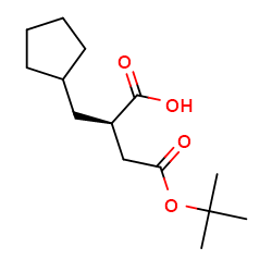 (2R)-4-(tert-butoxy)-2-(cyclopentylmethyl)-4-oxobutanoicacidͼƬ