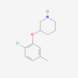 3-(2-chloro-5-methylphenoxy)piperidineͼƬ